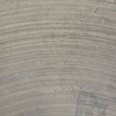 Used Vintage Zildjian A Rock Hi Hat Cymbals 14" - Very Good image 4