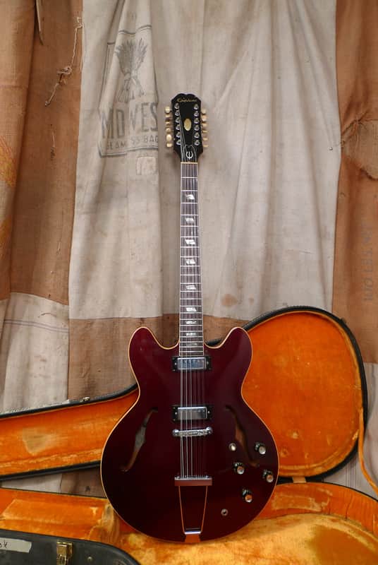 Epiphone Riviera 12 String 1967 Sparkling Burgundy image 1