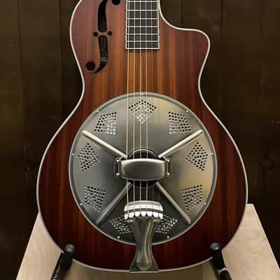 National Reso-Phonic El Trovador Cutaway 2025 Mahogany - IN STOCK NOW! image 2