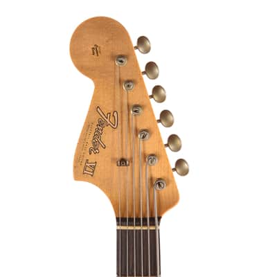 Fender Custom Shop 1962 Bass VI Journeyman Relic Aged Surf Burst Sparkle LEFTY (Serial #CZ586419) image 6