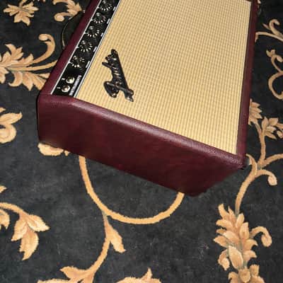 Fender '65 Princeton Reverb Reissue "Bordeaux Reserve" FSR Limited Edition 12-Watt 1x12" Guitar Combo 2010s - Wine Red / Wheat image 4
