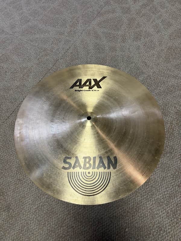 Sabian 18" AAX Bright Crash Cymbal (Used) image 1