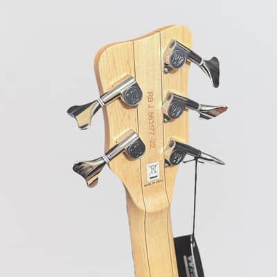 Warwick Rockbass Streamer Standard 5-String Electric Bass Guitar - Honey Violin image 9