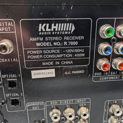 KLH R7000 Receiver HiFi Stereo Vintage Home Audio AM FM Tuner image 6