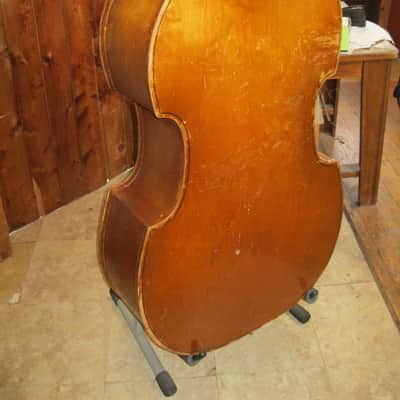 Juzek Double Bass 1940s - Honey Amber image 8