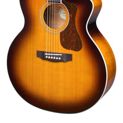 Guild F-250CE Deluxe Sitka Spruce / Maple Jumbo with Cutaway - Antique Burst image 3