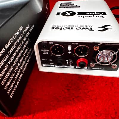 Two Notes Torpedo Captor X 8ohm Stereo Reactive Load Box / Attenuator 2020 - White image 2
