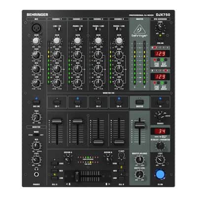 Behringer DJX750 Professional 5-Channel DJ Mixer with Advanced Digital Effects and BPM Counter image 4