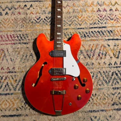 Epiphone Ltd. Ed. Casino - Rare GLOSS Sunrise Orange (2018 Qingdao) w/ Hard Case image 17