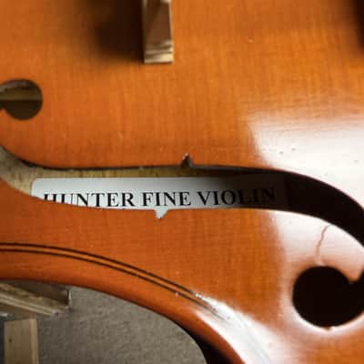 Hunter Fine Violin 1417M Outfit 3/4 Violin w/ Bow & Hard Case – Used image 10