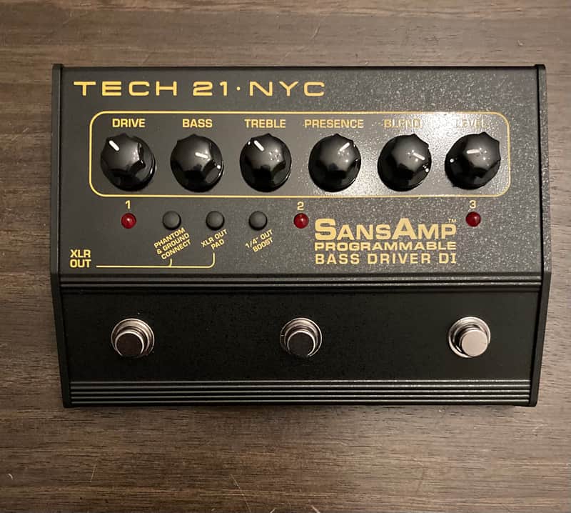 Tech 21 Sansamp Programmable Bass Driver