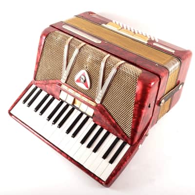 Rare Vintage Accordion Delicia Accord V 48 bass,8 registers (5+3)~Czech Republic - Video image 7