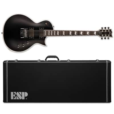 ESP LTD EC-1000 Evertune BB Bold Binding Black Satin Electric Guitar + Hard Case EC1000 - Korea image 1