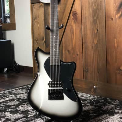 Balaguer Guitars Espada Select Custom 7-string Baritone Evertune 2019 Silverburst image 1