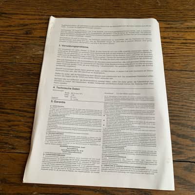 BEHRINGER PX2000 ULTRAPATCH PRO MANUAL/ TECHNICAL BOOKLET-  MAKE OFFER! image 5
