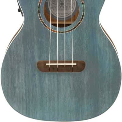 Fender Dhani Harrison Uke W/Bag - Turquoise image 2