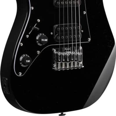 Ibanez GIO RG miKro 6 String Electric Guitar Lefty - Black Night (GRGM21BKNL) image 2
