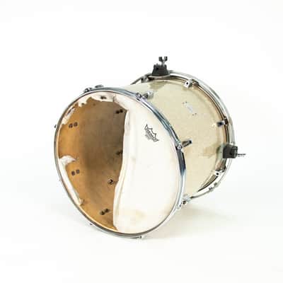 OCDP 14/18/22 Burned Silver Sparkle Drum Kit Owned By Tre Cool Of Green Day image 11