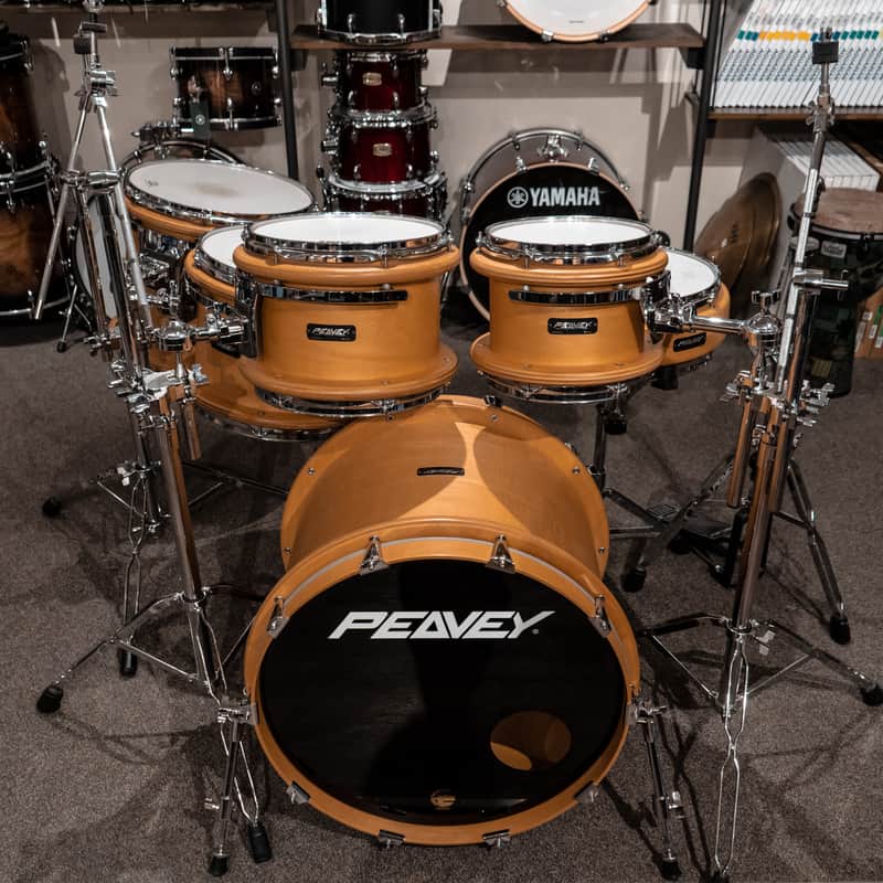 Peavey Radial Pro 1000 Kit with Hardware, 10, 12, 14, 16, 22, 14sn, Clear Maple, Made in USA image 1