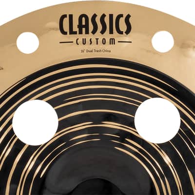 MEINL CC16DUTRCH Classics Custom Dual Trash China 16 Zoll Becken dark/brilliant image 6