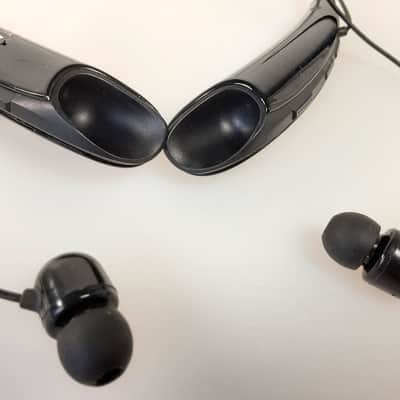 LG HBS-750 Tone Pro Headset Bluetooth 3.0 Black In-Ear Behind-The-Neck Headphone image 5
