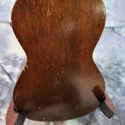 Video Demo Vintage RARE 1955 Gibson Soprano Brand Ukulele New Strings All Original Brand New Hard Shell Case image 12