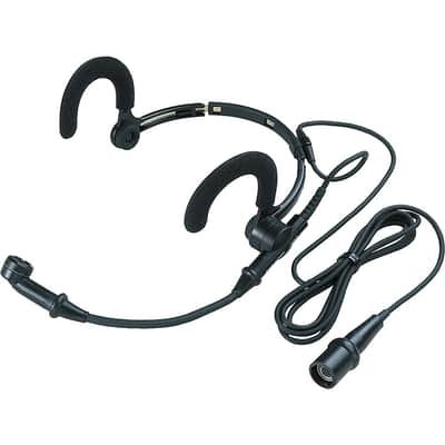 Audio-Technica AT889cW Noise-Cancelling Headset Condenser Headworn Microphone