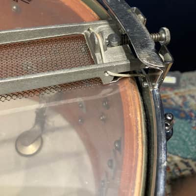 Rogers -1960s Dyna-Sonic 10x14" Marching Snare Drum, White Marine Pearl image 19
