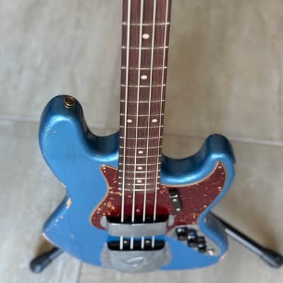Fender Custom Shop 64 Jazz Bass Guitar Relic 2023 - Lake Placid Blue image 13