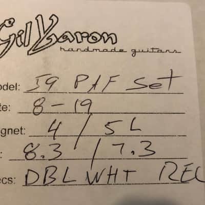 Set of Gil yaron PAF Pickups Ultra Rare image 7