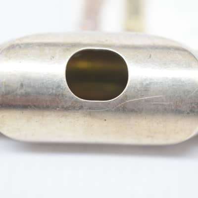 Vintage Selmer Handmade Solid Sterling Silver Flute Open Hole w/ Offset G C Foot image 4