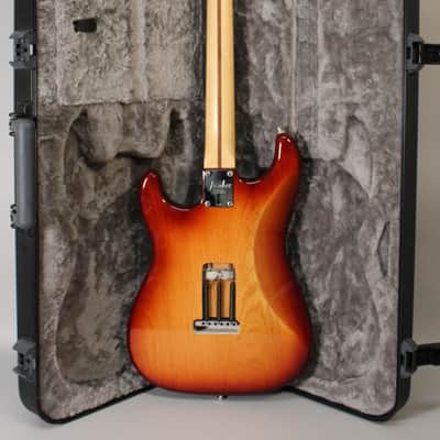 2010 Fender Standard Stratocaster Sienna Burst w/OHSC image 3