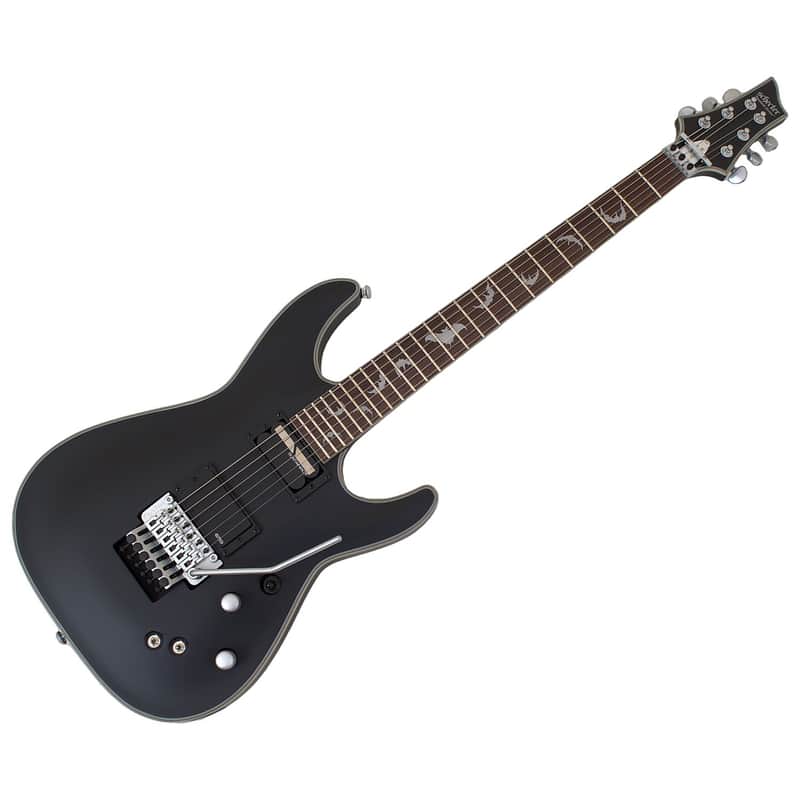 Schecter Damien Platinum-6 FR S guitar in Satin Black B-Stock 1073 image 1