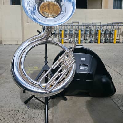Eastman EPH495 Silver Bb Sousaphone - Professional image 13