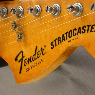 FENDER Stratocaster CBS Era 1978 - Ash Black - USA Import imagen 13