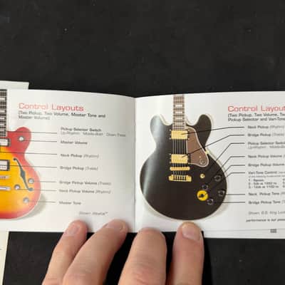 Epiphone Manual & Poster 2000s Flying V Les Paul Firebird Bass Explorer Riviera image 13