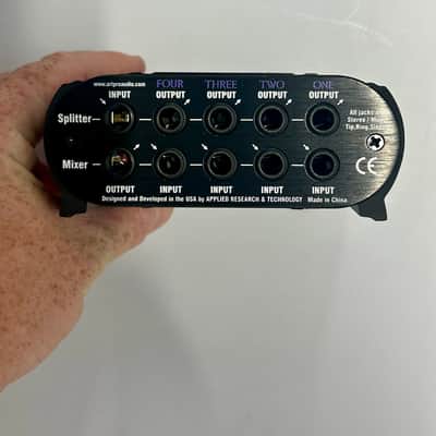 ART SPLITMix4 Passive 4-Channel Stereo/Mono Mixer/Splitter - Black image 8