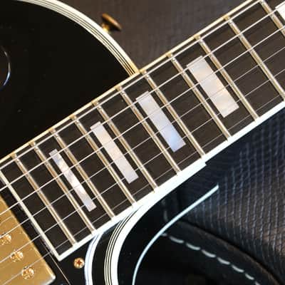 2013 Gibson Les Paul Custom Electric Guitar Black Ebony + COA HSC image 7