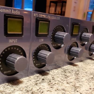 Summit Audio Element 78 Model MPE-200 Digitally-Controlled 2-Channel Mic Pre / Equalizer 2000s - Blue image 2