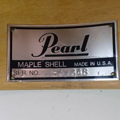 Pearl 8x8"+10" 80s Marching Tom Duo Championship Maple Sonic Cut Away 8ply Shell image 8