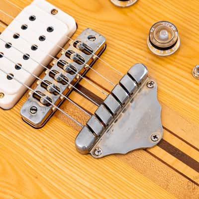 1977 Greco GO1200 Speed Way Vintage Neck Through Guitar Natural w/ Case, Japan Fujigen image 8
