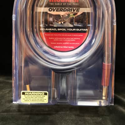 Mogami Overdrive Guitar Cable - 20 feet - 1/4" TS Neutrik Silent Straight to 1/4" TS Neutrik Straight image 1