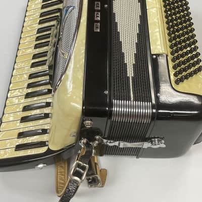 Iorio Candido Accordion - Black and Pearl image 6