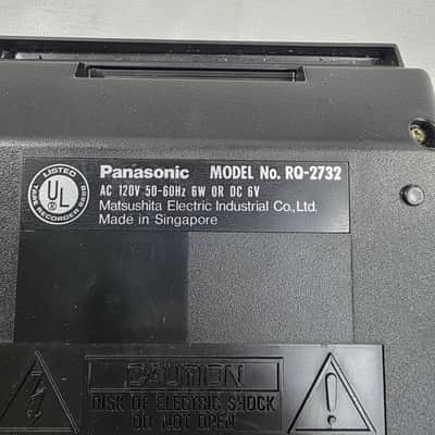Panasonic Slim Line RQ-2732 1980s - Black image 6