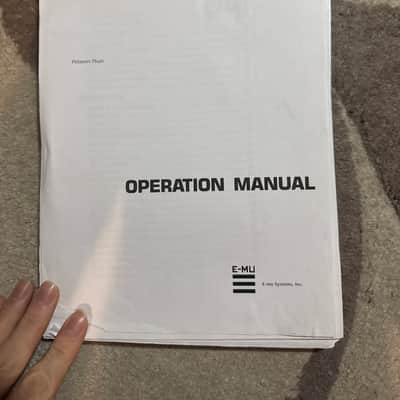 E-MU Planet Phatt Printed Full Manual