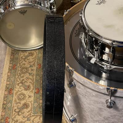 (2) Yamaha 22" Birch Custom Absolute Bass Drum Hoops Black Sparkle Rims image 3