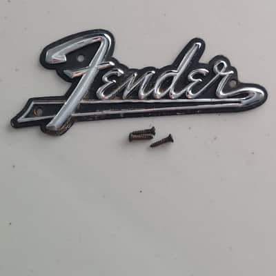 1960's Fender Amp Badge with Screws (M-177) image 1