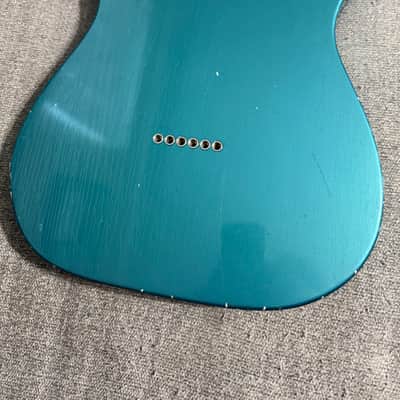 MJT TELECASTER BODY OCEAN TURQUOISE MJT telecaster body ocean turquoise 2008 - Nitro image 6