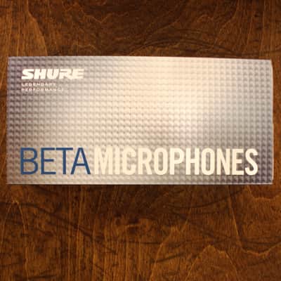 New Shure Beta 98 H/C Clip-on Condenser Instrument Microphone Free US 48 2 Day Shipping! image 4
