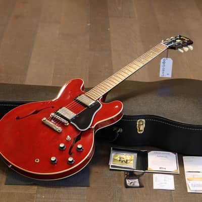 Unplayed! Gibson Custom Shop Murphy Lab '61 ES-335 Historic Reissue Ultra Light Aged Cherry + COA OHSC image 1